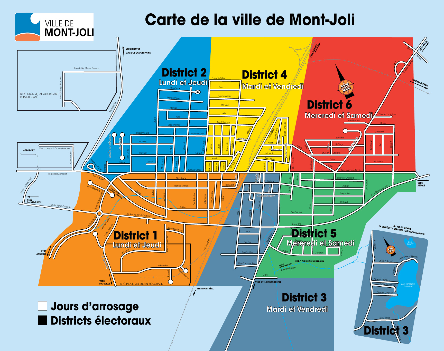 districts mont joli