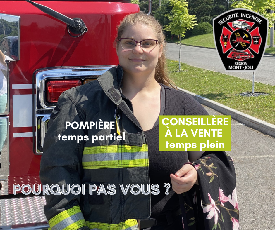 Isabelle Ouellet campagne pompiere conseillère